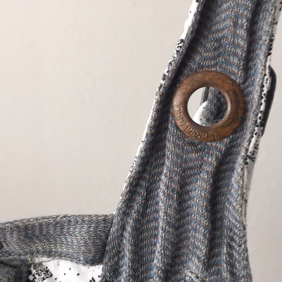 sale FREE PEOPLE denim-like wrinkled dress - Picture 7 of 8